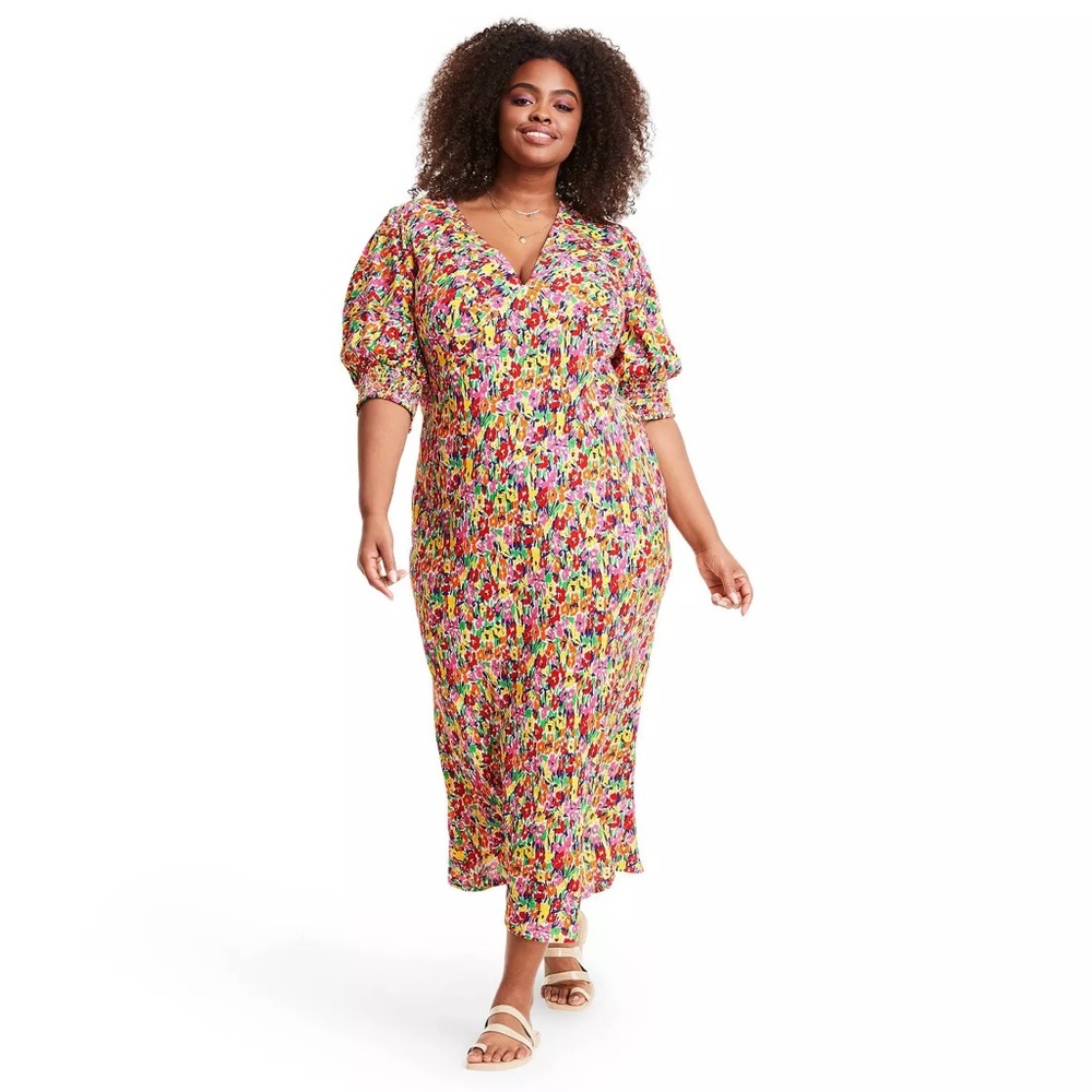 RIXO Target Multicolor Floral Dress